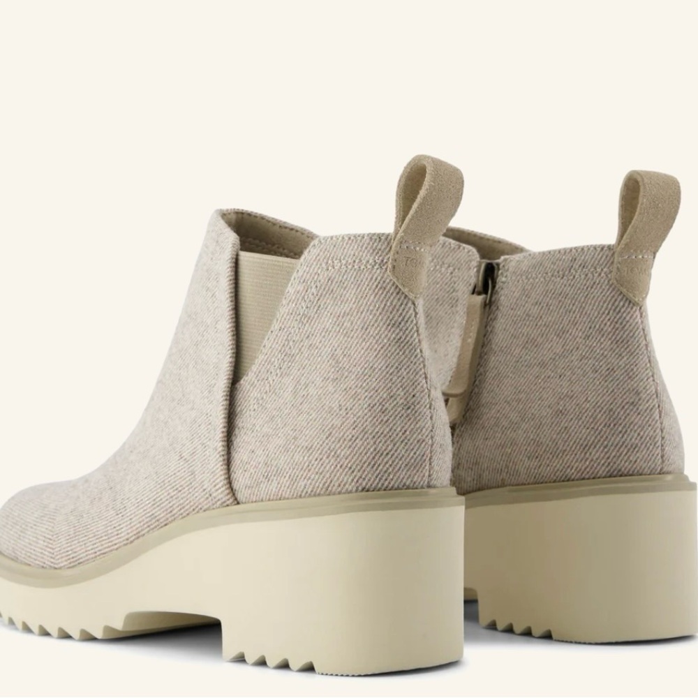 TOMS Maude Wedge Boot Size 5.5 - Picture 6 of 12